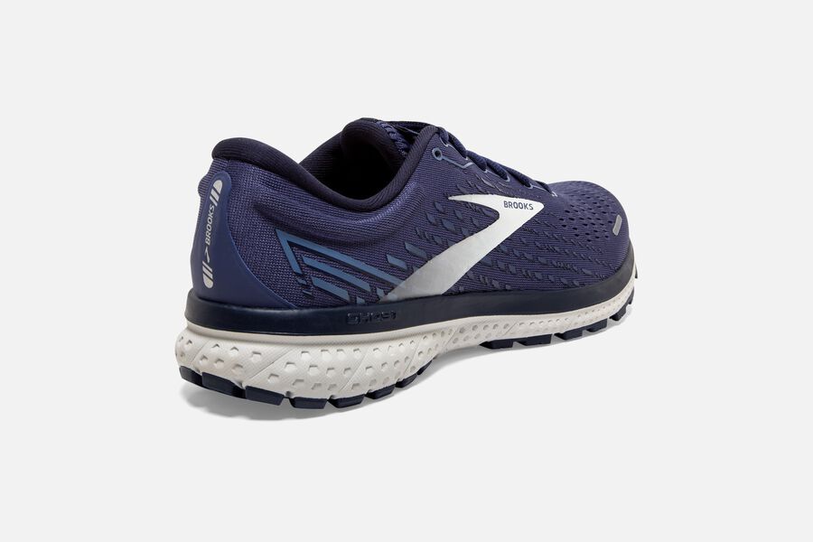 Brooks Ghost 13 Road Running Shoes - Mens - Navy/Silver - MR5013278